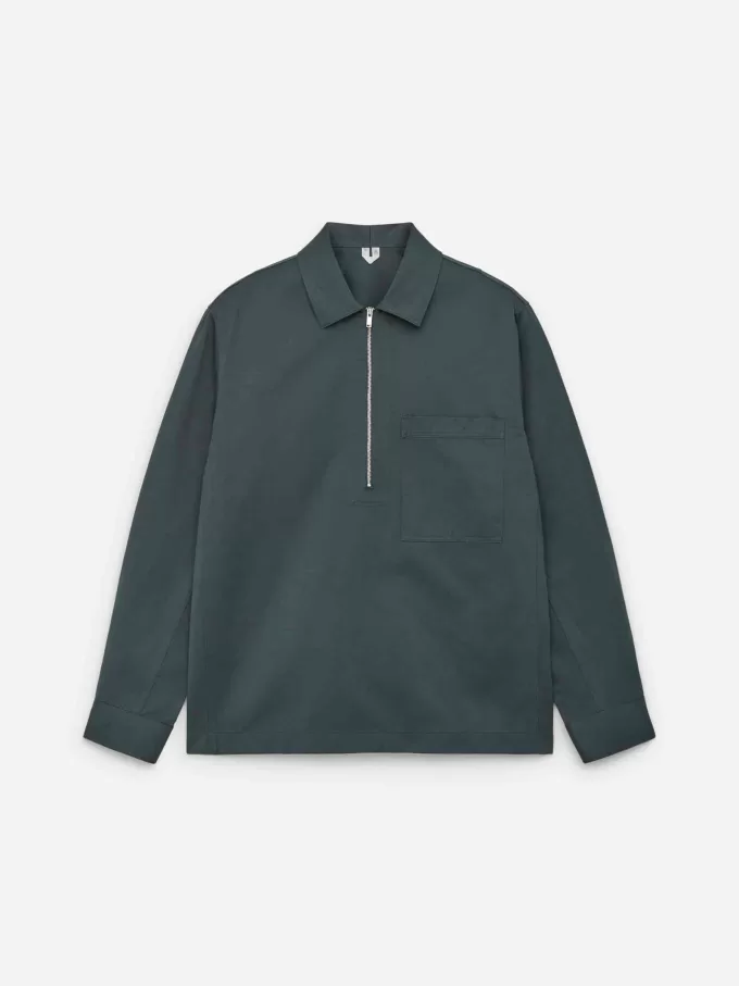 Relaxed Pop-Over Shirt