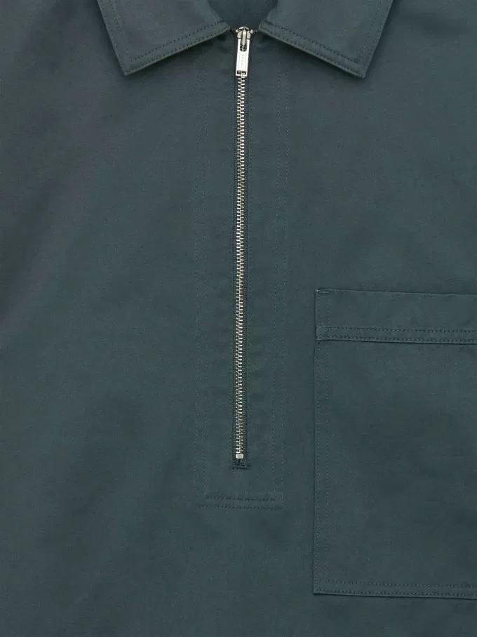 Relaxed Pop-Over Shirt