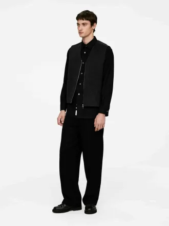 Relaxed Wool-Blend Shirt