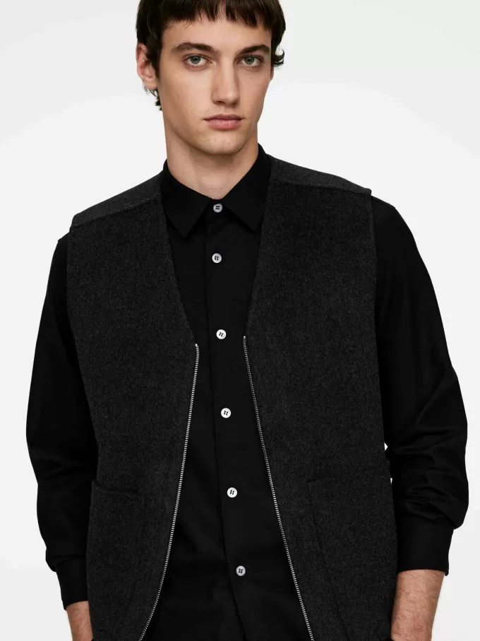 Relaxed Wool-Blend Shirt