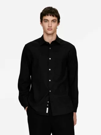 Relaxed Wool-Blend Shirt