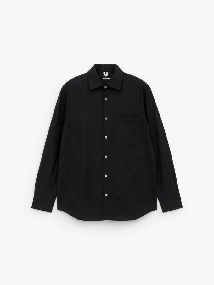 Relaxed Wool-Blend Shirt