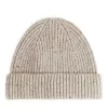 Rib-Knit Wool-Blend Beanie