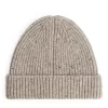 Rib-Knit Wool-Blend Beanie