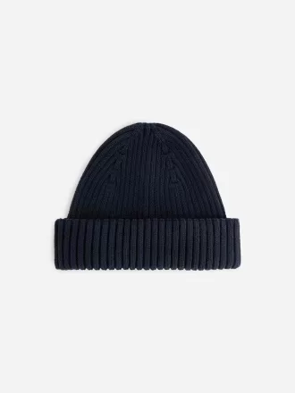 Ribbed Cotton Beanie