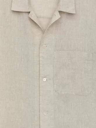 Short-Sleeve Linen Shirt