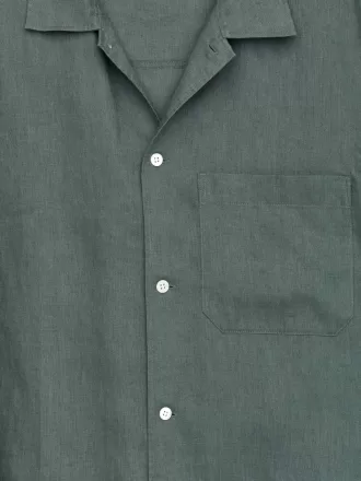 Short-Sleeve Linen Shirt