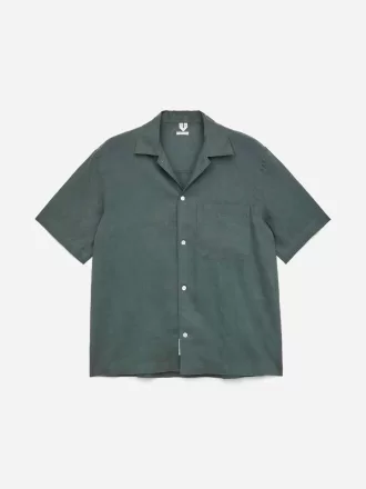 Short-Sleeve Linen Shirt