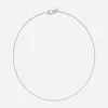 Silver Rope Chain Necklace