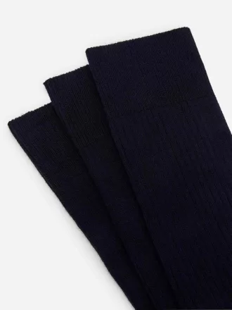 Supima Cotton Rib Socks Set of 3 pairs Supima Cotton Rib Socks Set of 3 pairs