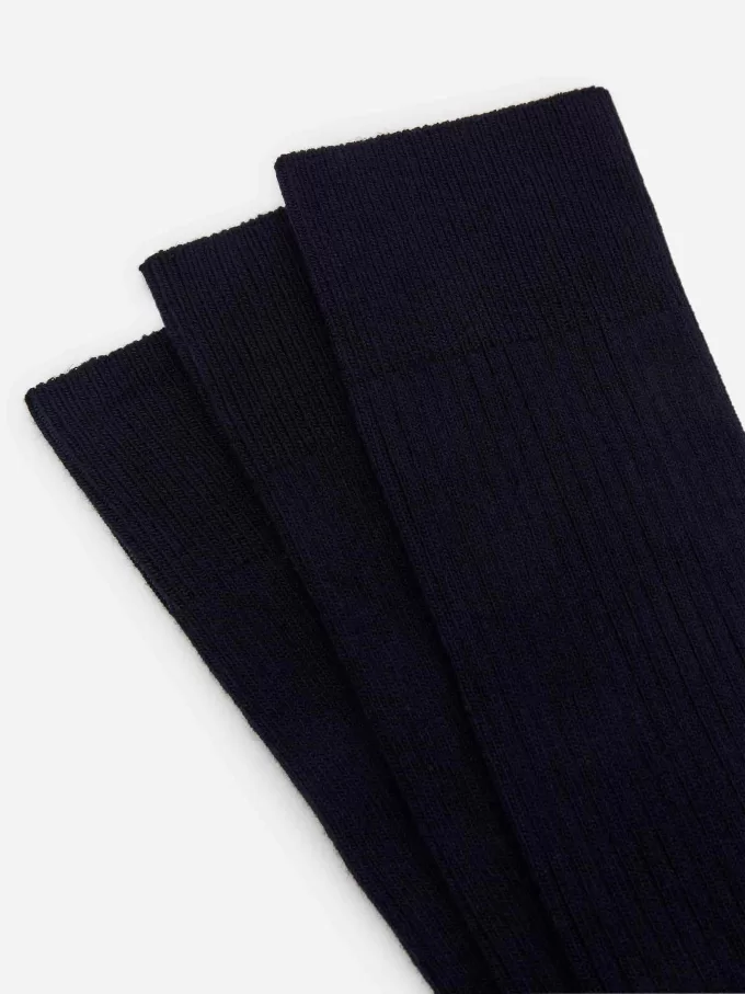 Supima Cotton Rib Socks Set of 3 pairs Supima Cotton Rib Socks Set of 3 pairs