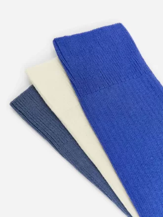 Supima Cotton Rib Socks Set of 3 pairs Supima Cotton Rib Socks Set of 3 pairs