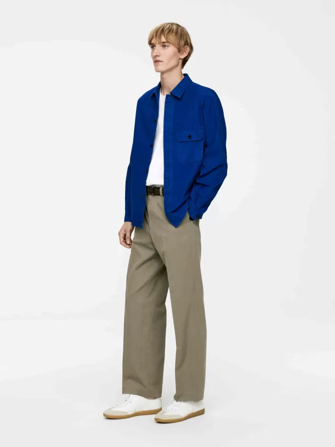 Tailored Wide-Fit Trousers