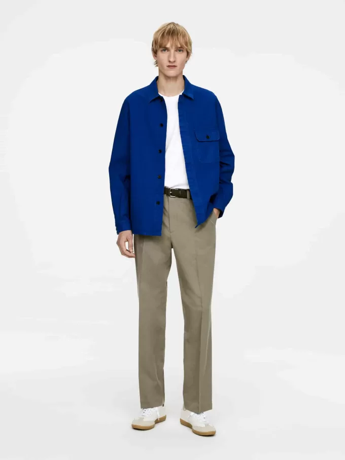 Tailored Wide-Fit Trousers