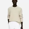 Textured Cotton Blend Jumper