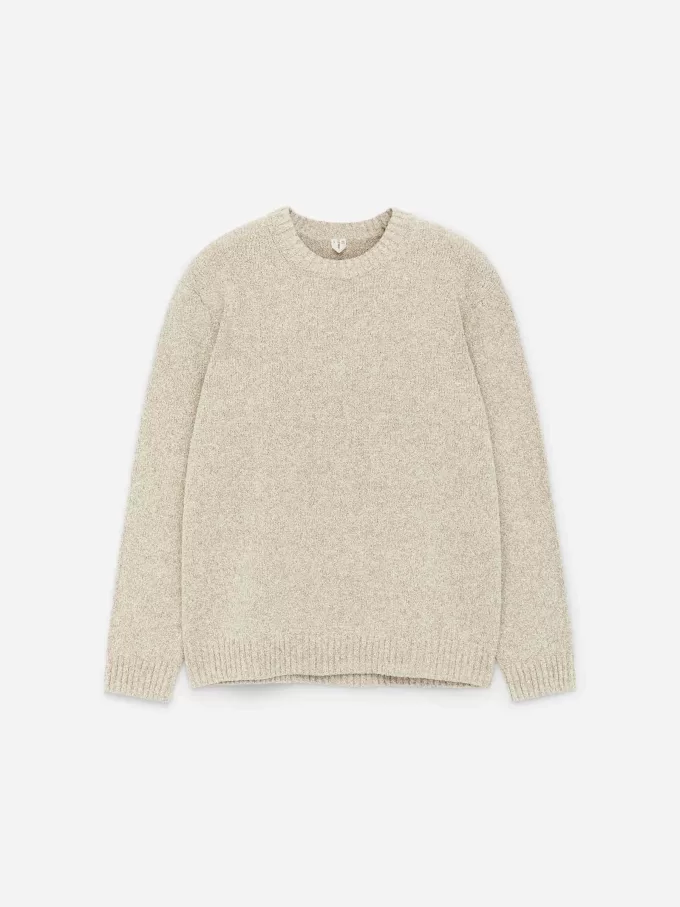 Textured Cotton Blend Jumper