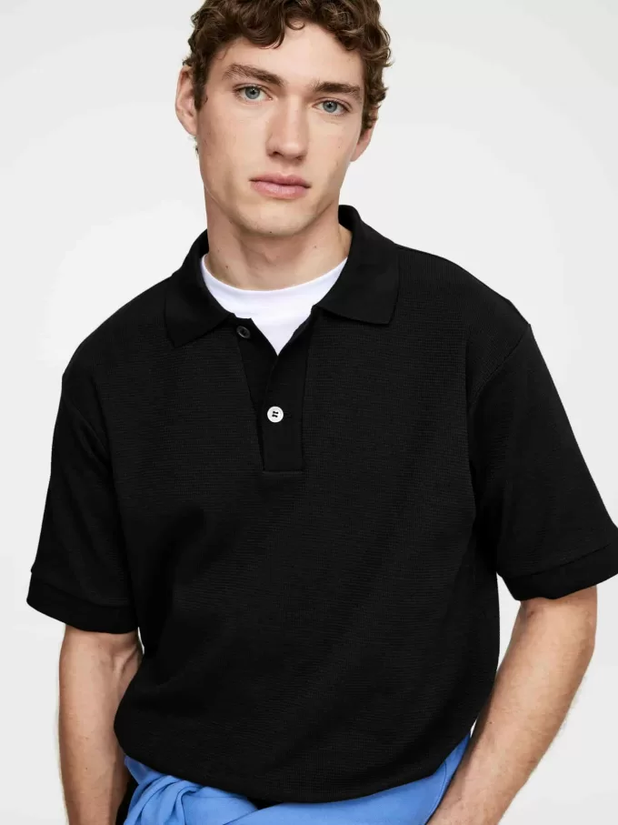 Textured Polo Shirt