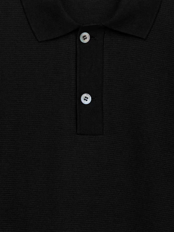 Textured Polo Shirt