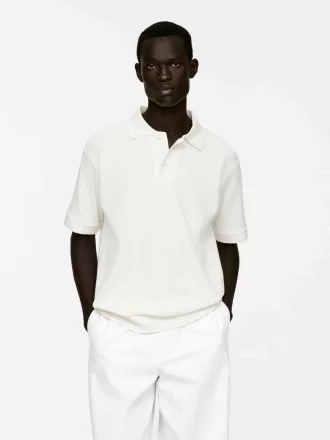 Textured Polo Shirt
