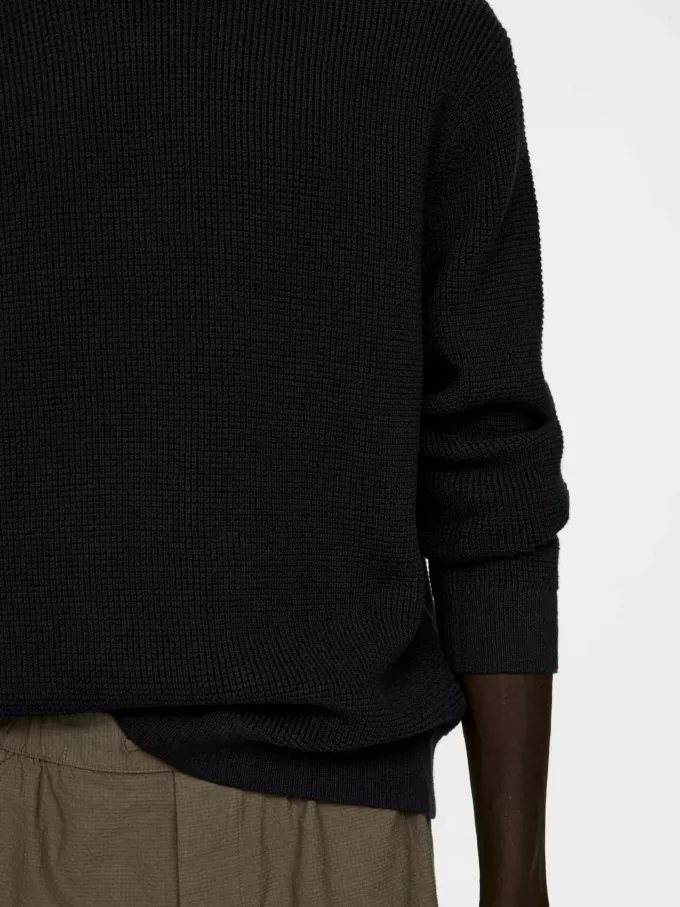 Waffle-Knit Jumper
