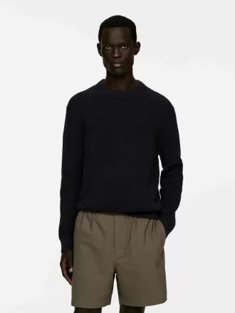 Waffle-Knit Jumper