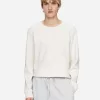 Waffle-Knit Sweatshirt