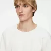 Waffle-Knit Sweatshirt