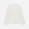 Waffle-Knit Sweatshirt