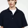 Waffled Polo Shirt