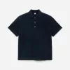 Waffled Polo Shirt