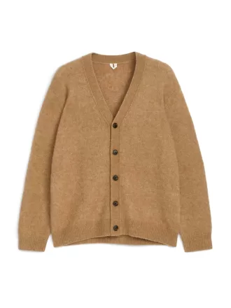 Wool-Alpaca Blend Cardigan