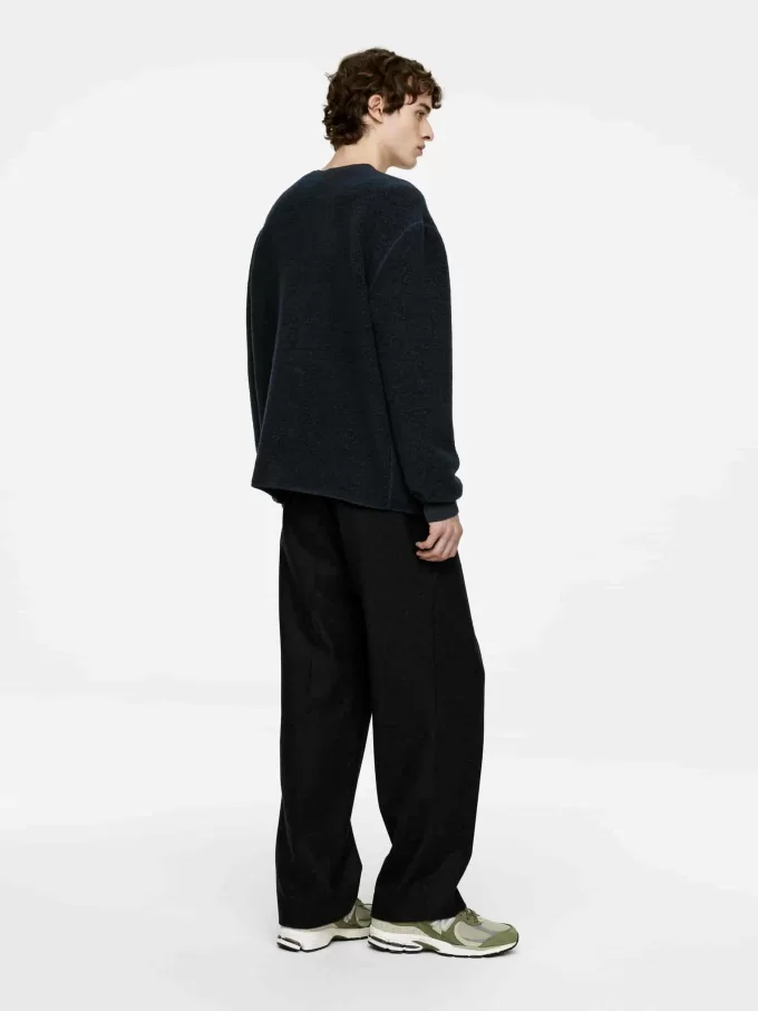 Wool-Blend Fleece Jacket