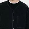 Wool-Blend Fleece Jacket