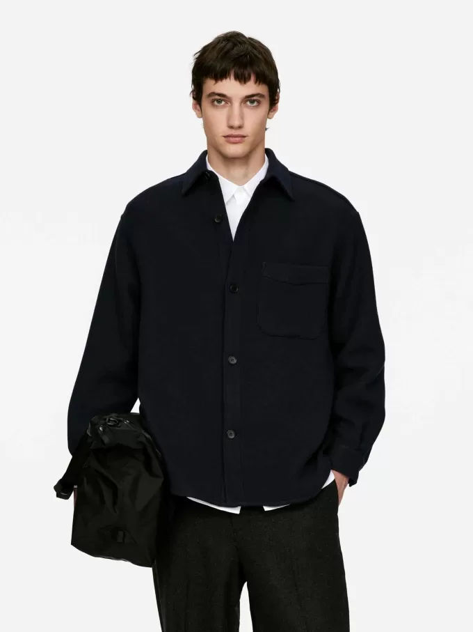 Wool-Blend Shirt