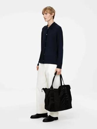 Wool Collar Cardigan