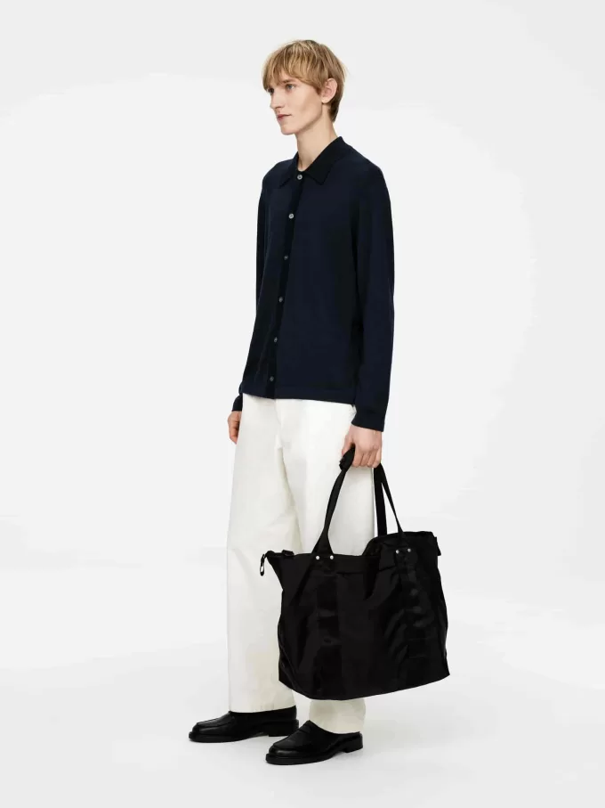 Wool Collar Cardigan