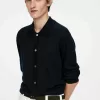 Wool Collar Cardigan
