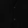 Wool-Cotton Vest Cardigan