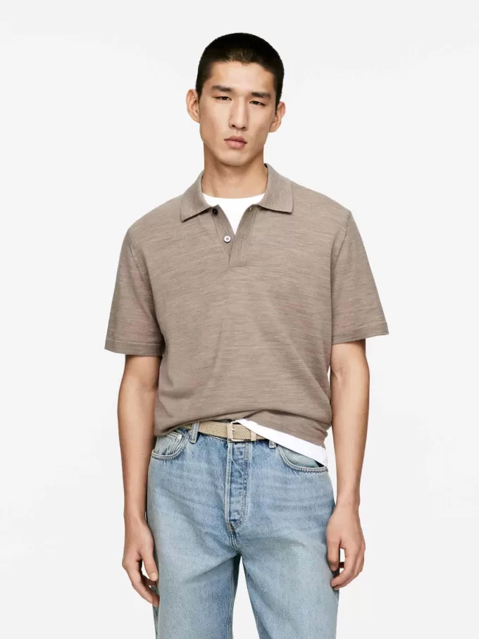 Wool Polo Shirt